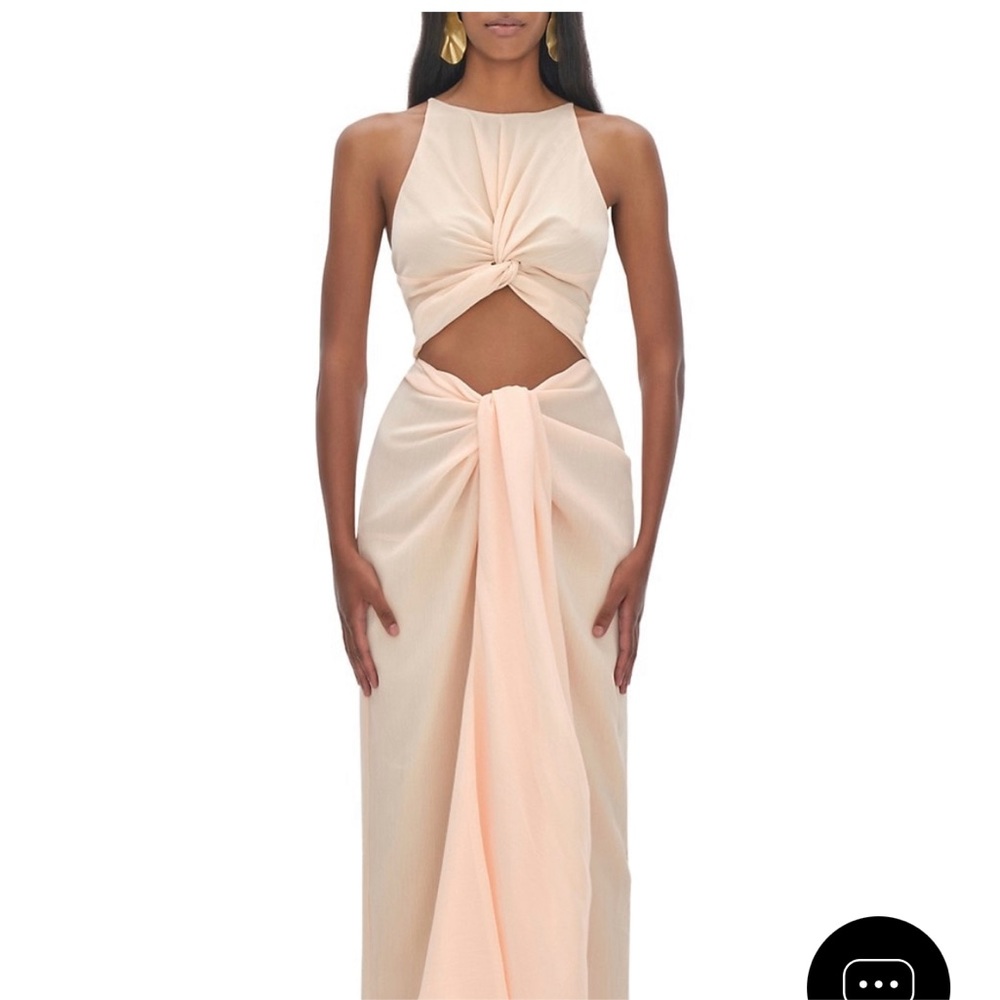 ANDREA IYAMAH AMINATA CHAMPAGNE JUMPSUIT S